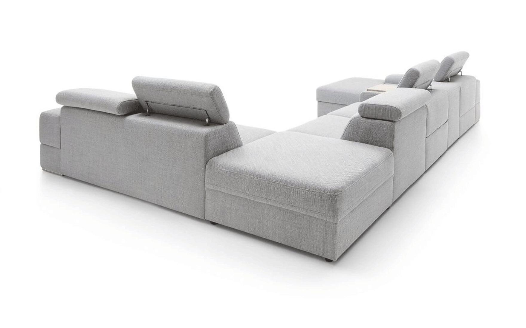 Fabric Contemporary Sectional Sofa - Click Image to Close