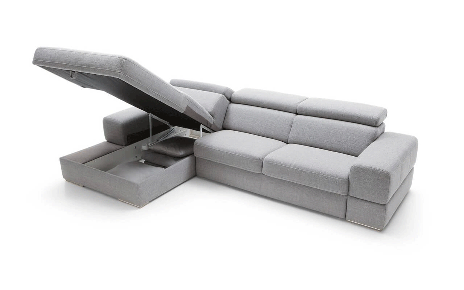 Fabric Contemporary Sectional Sofa - Click Image to Close