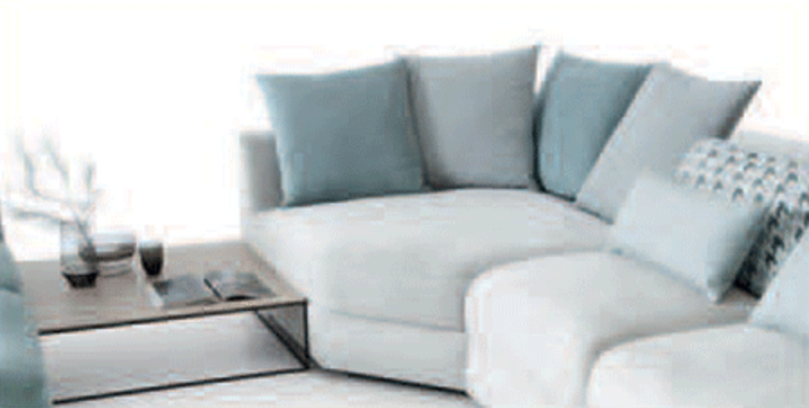 Luxurious Microfiber Corner Sectional Sofa - Click Image to Close
