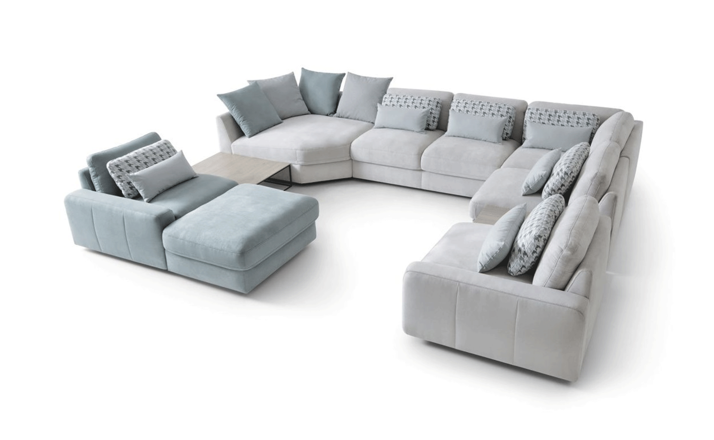 Luxurious Microfiber Corner Sectional Sofa - Click Image to Close