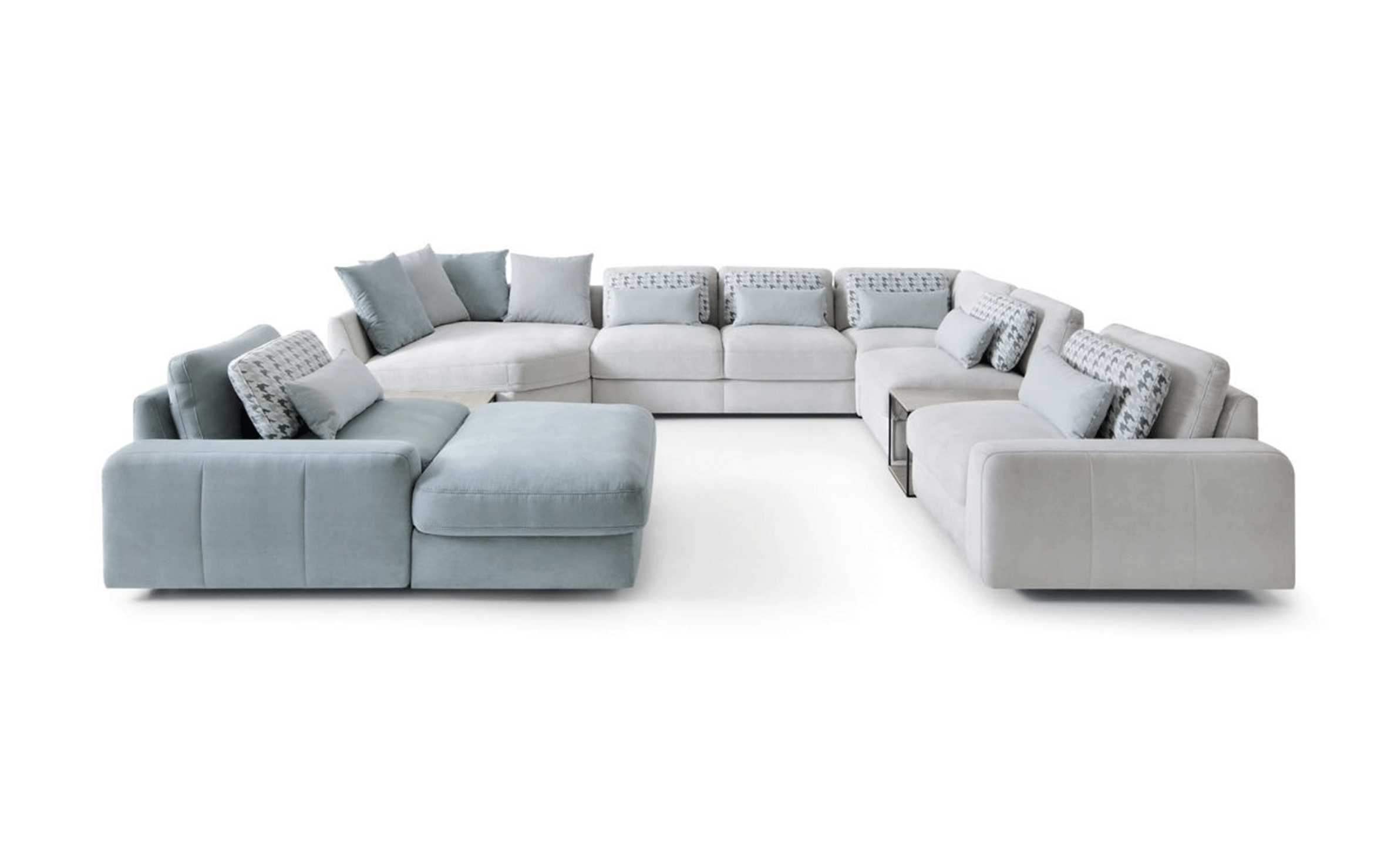 Luxurious Microfiber Corner Sectional Sofa - Click Image to Close