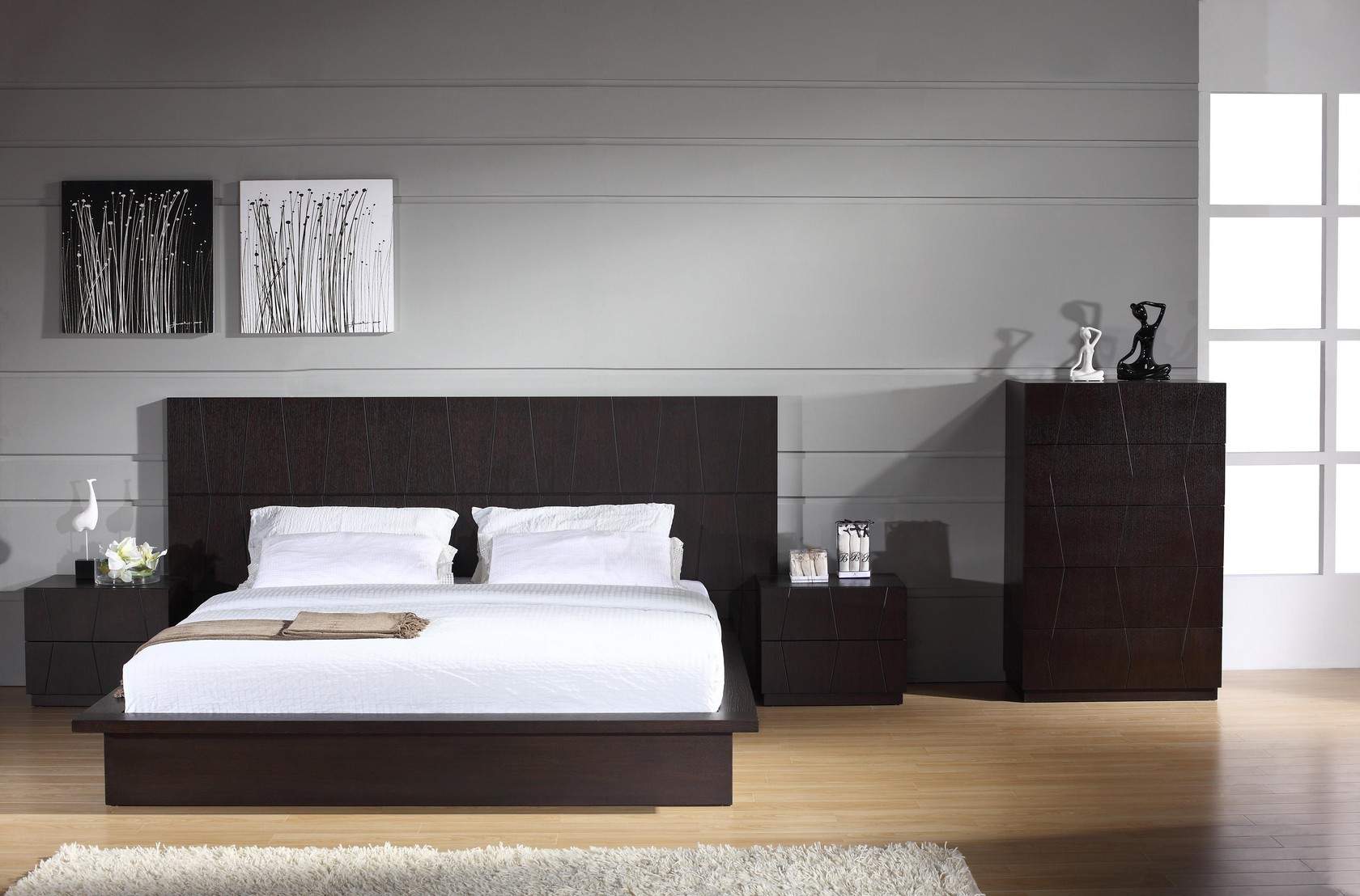 Elegant Wood Luxury Bedroom Furniture Sets - Click Image to Close