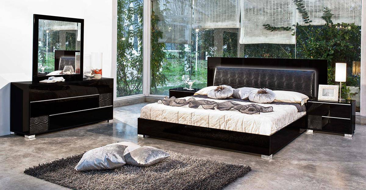 made in italy leather modern bedroom sets feat. lighting seattle