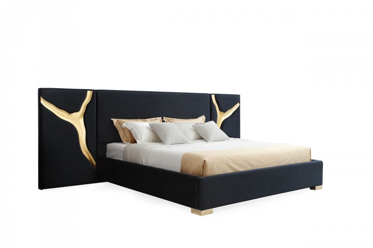 Designer Bedroom Set in High Gloss Lacquer - Click Image to Close