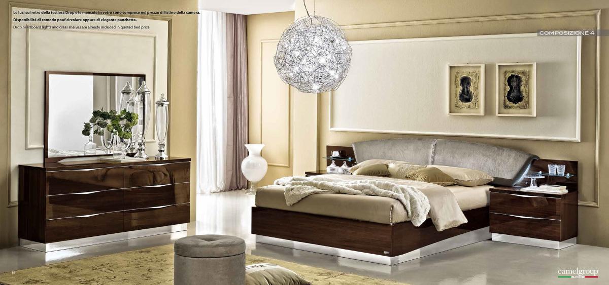 Made in Italy Wood Bedroom Set Design with Extra Storage - Click Image to Close
