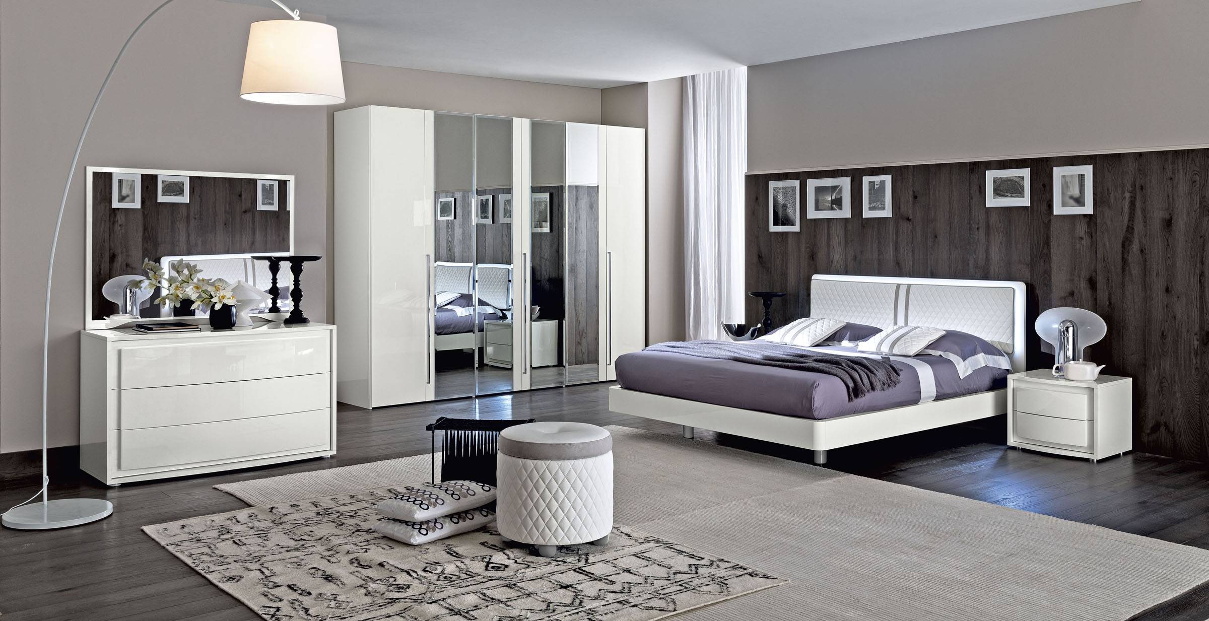 Made in Italy Wood Modern Contemporary Master Beds Tempe 