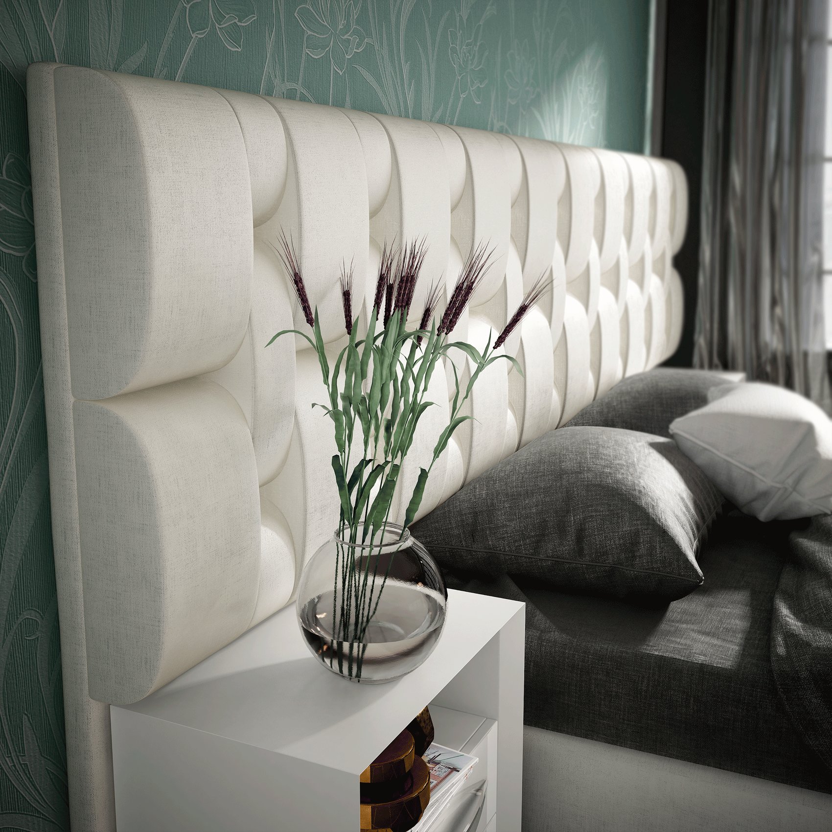 Elegant Wood Luxury Contemporary Furniture Set - Click Image to Close