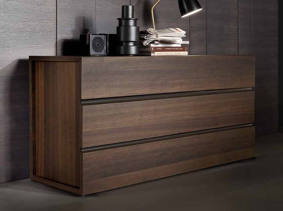 Made in Italy Wood Modern Contemporary Bedroom Sets San Diego California RossettoEdgeOak