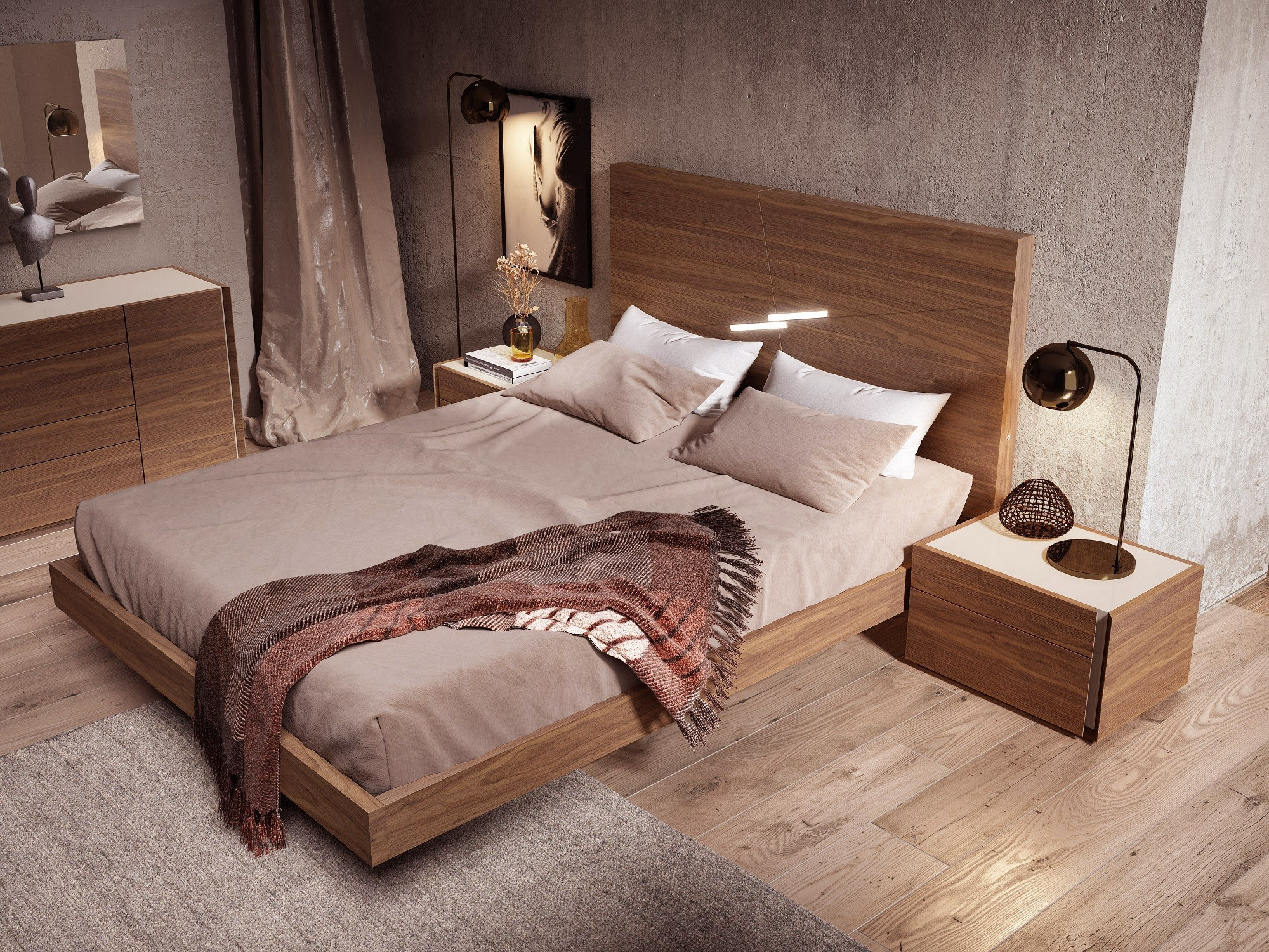 Exclusive Wood Luxury Bedroom Furniture - Click Image to Close