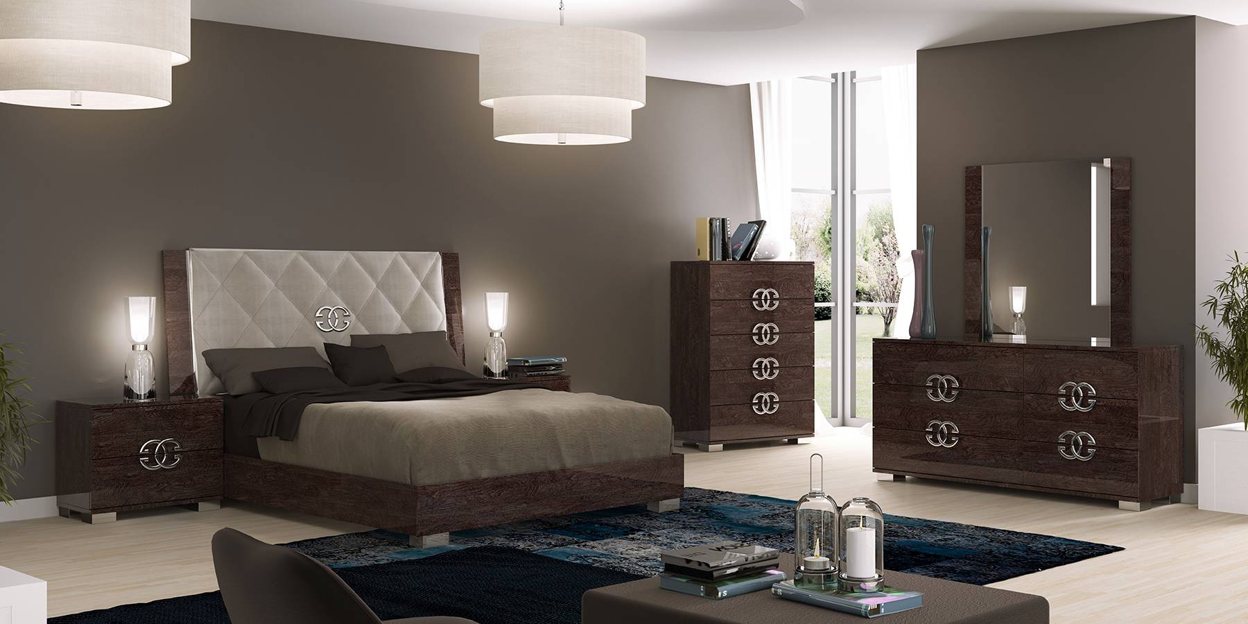 Made in Italy Elegant Leather High End Bedroom Sets San Made in Italy Elegant Leather High End Bedroom Sets San