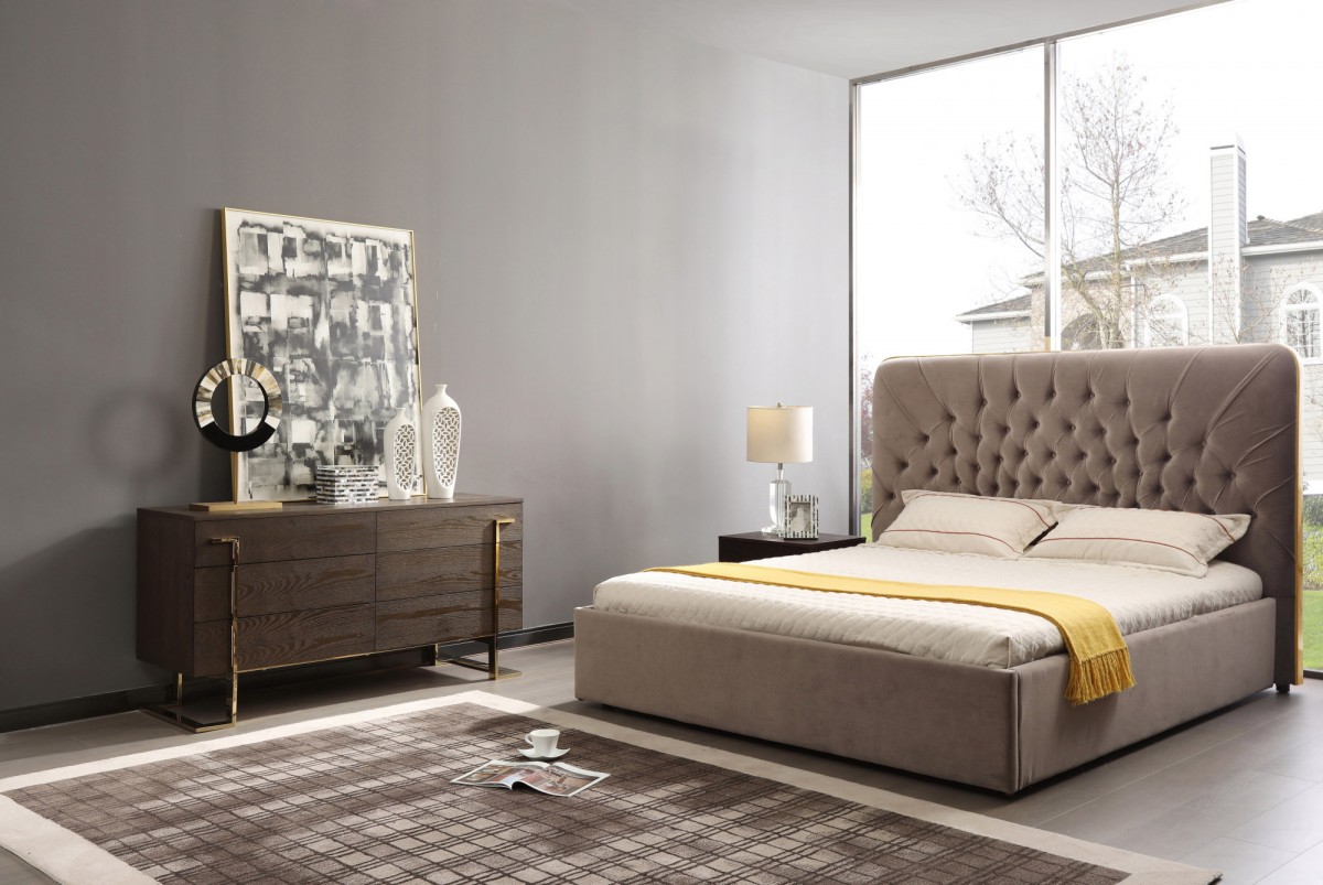 Graceful Wood Elite Modern Bedroom Sets