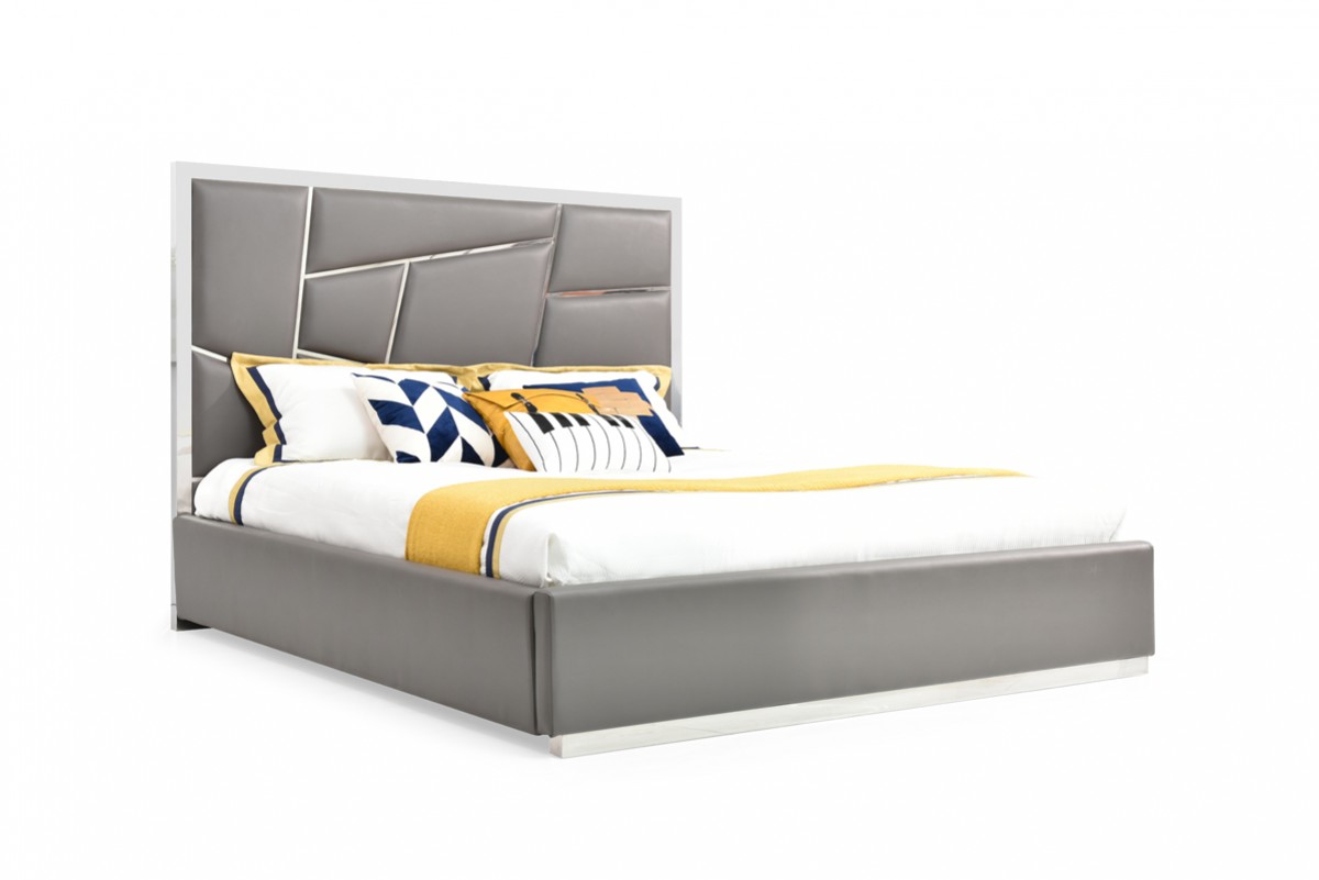 Elegant Leather Designer Bedroom Furniture Sets