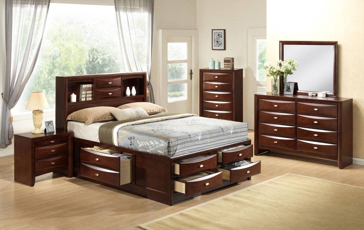 High class Quality Designer Bedroom Set With Extra Storage Los Angeles 