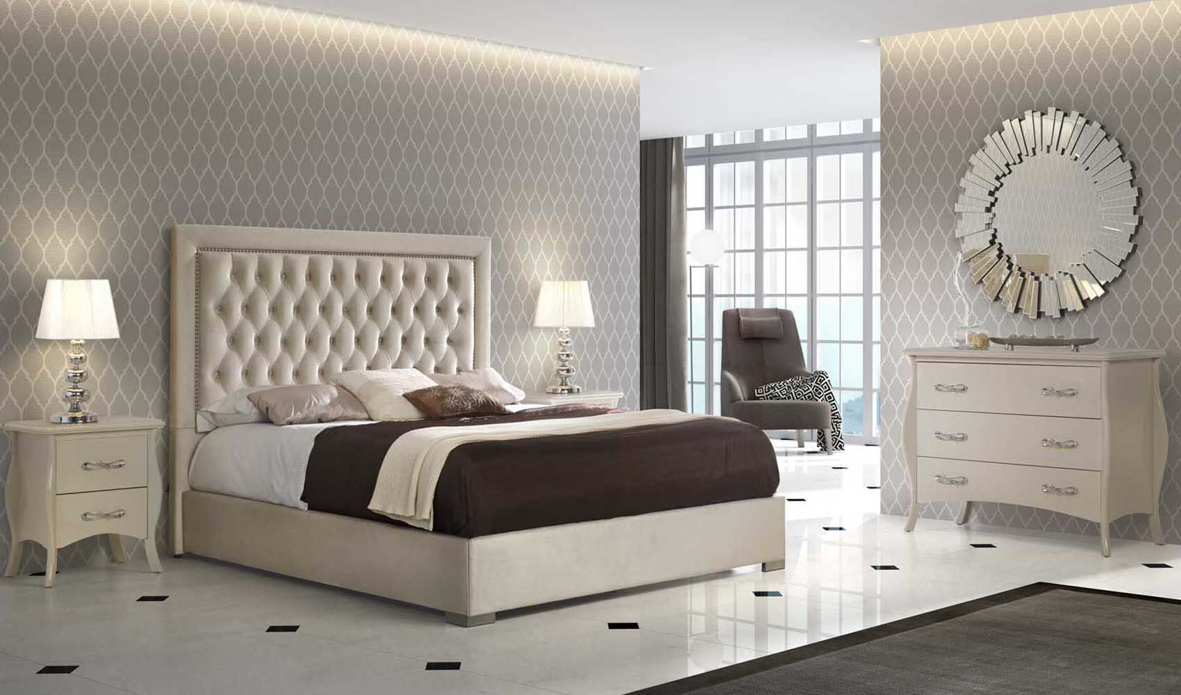 bedrooms with cream furniture