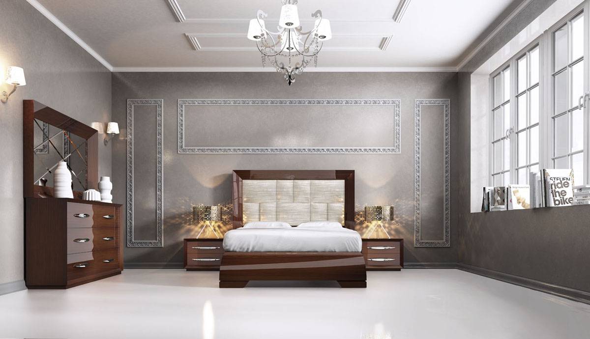 Made in Spain Leather Modern Contemporary Master Beds - Click Image to Close