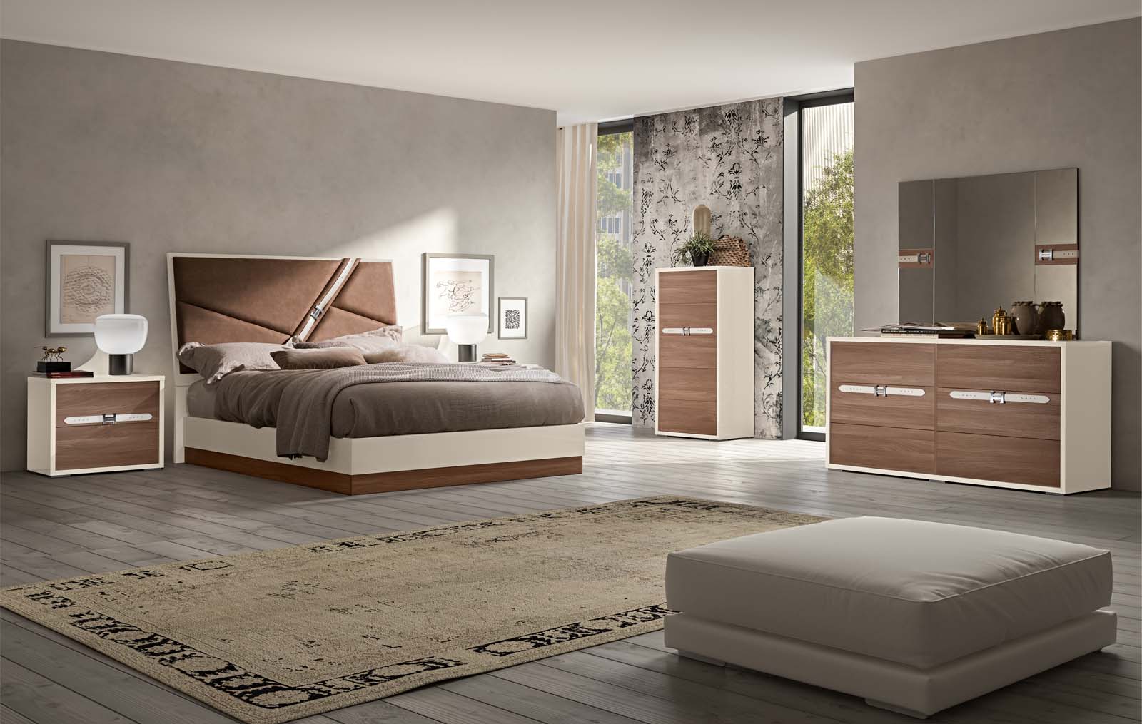 Made in Italy  Wood Designer  Bedroom  Furniture Sets with 