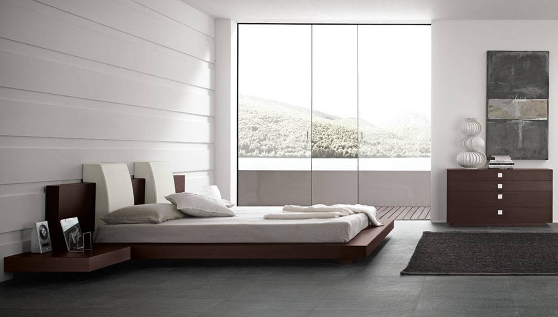 Made in Italy Wood Modern Master Bedroom Set with ...
