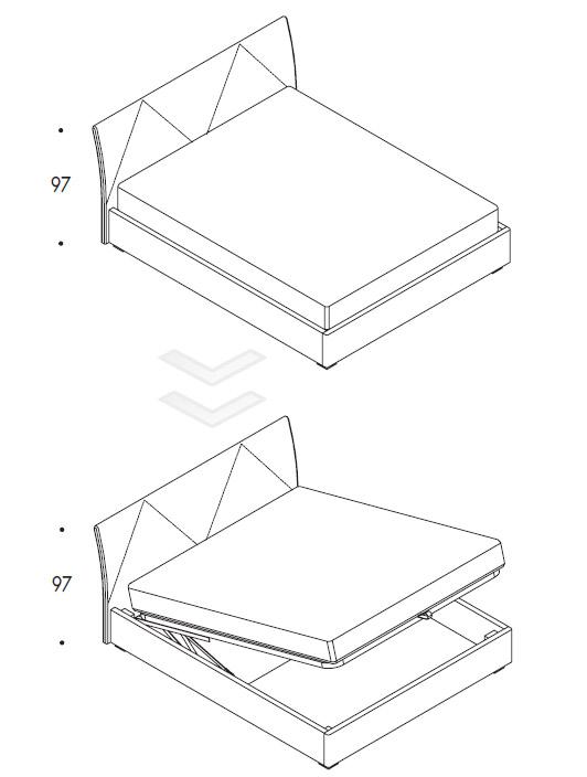 Contemporary Bedroom Sets with Upholstered Bed - Click Image to Close