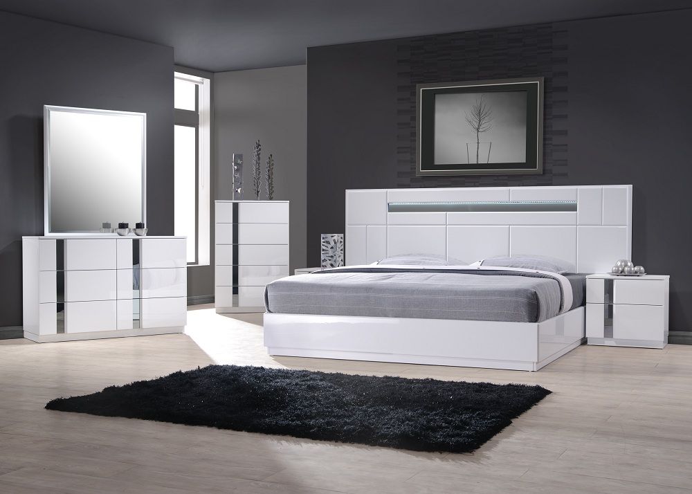 Exclusive Wood Contemporary Modern Bedroom Sets Los Angeles California ...