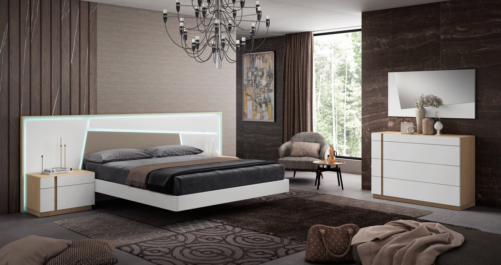 Master Bedroom Sets / Made in Italy Quality Modern Master Bedroom Set