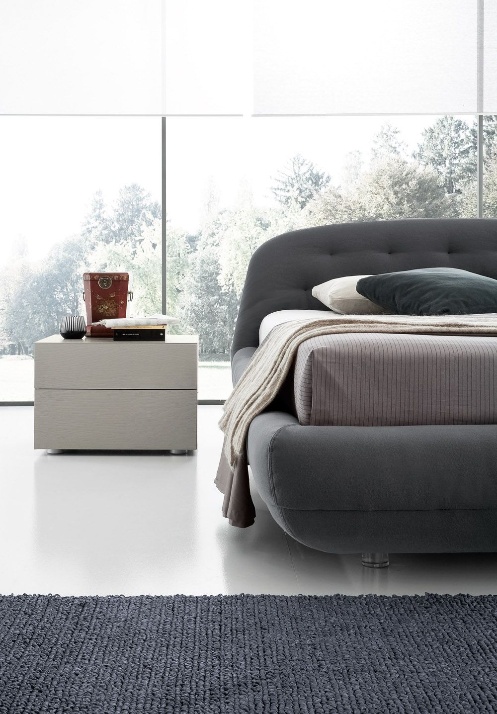 Made in Italy Nano Fabric Luxury Bedroom Furniture Sets - Click Image to Close