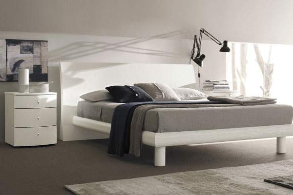 Made in Italy Wood Modern Bedroom Sets with Optional Storage System - Click Image to Close