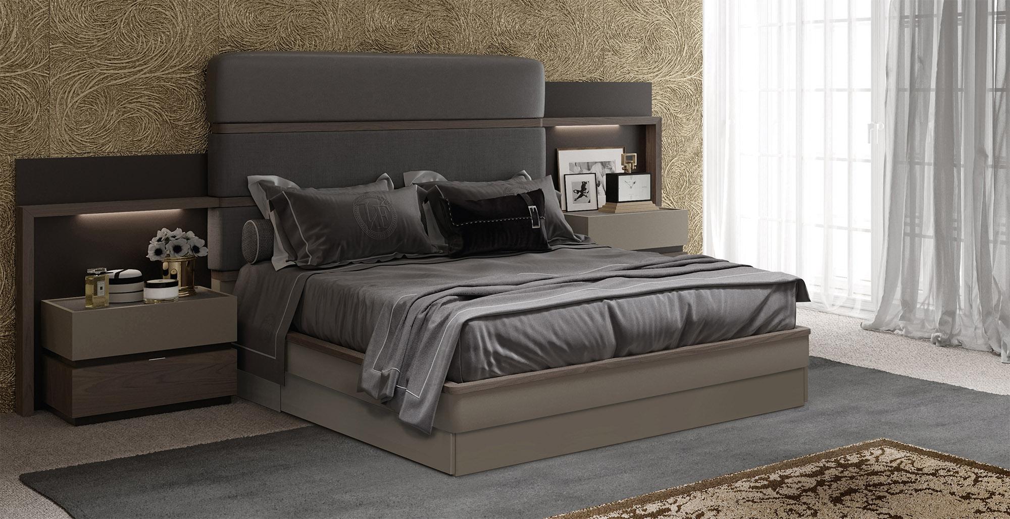 Sophisticated Quality Luxury Bedroom Sets with Padded Bed - Click Image to Close