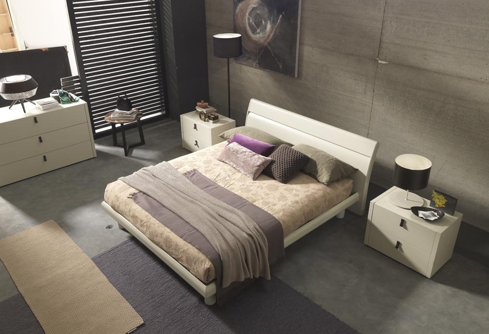 Made in Italy Wood Design Bedroom Furniture with Optional Storage System - Click Image to Close