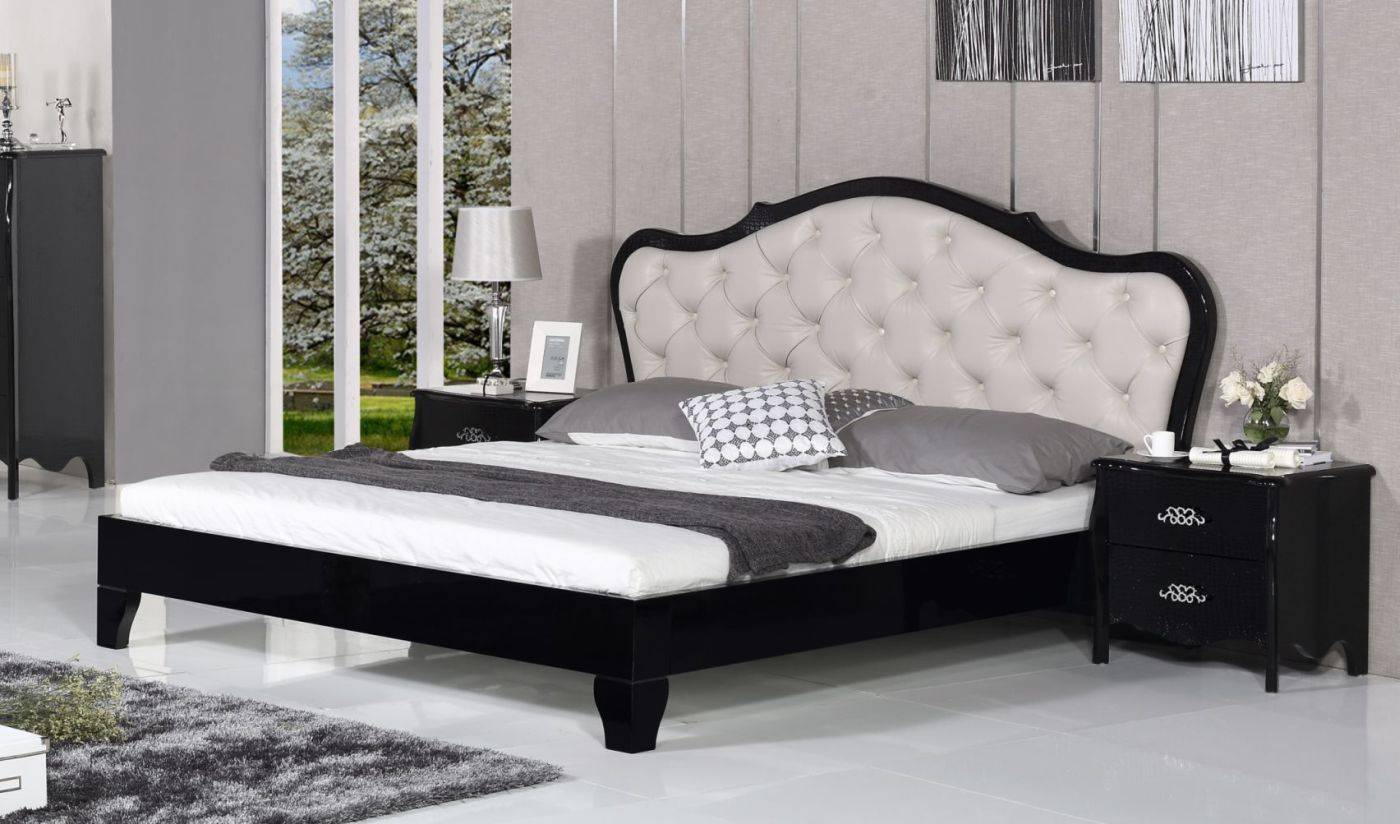 Sophisticated Leather Luxury Bedroom Set - Click Image to Close