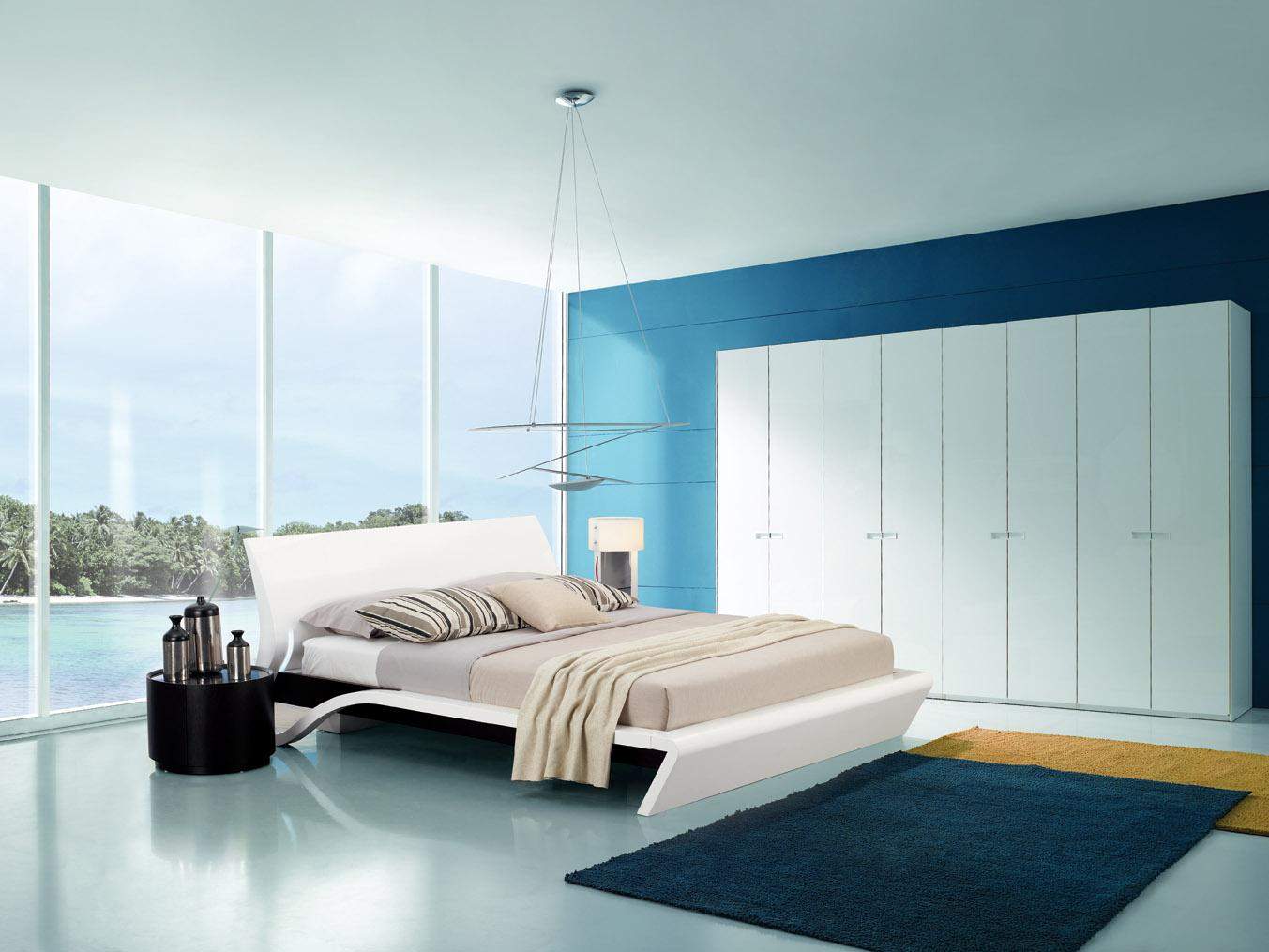 Overnice Wood High End Bedroom Furniture Sets Feat Lacquered Bed Bedroom Sets Collection Master Furniture Overnice Wood High End