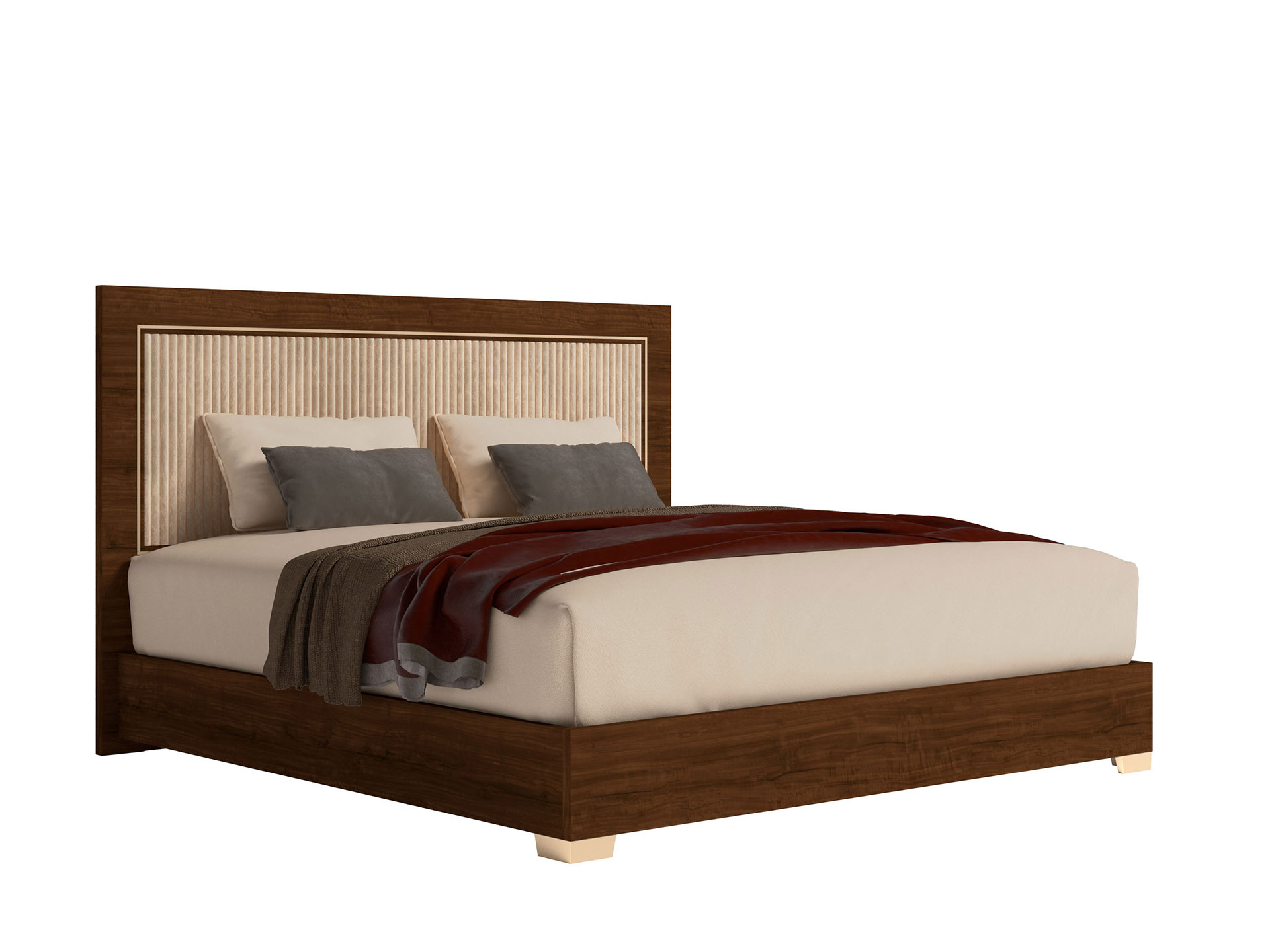 Retro Contemporary European Bedroom Set - Click Image to Close