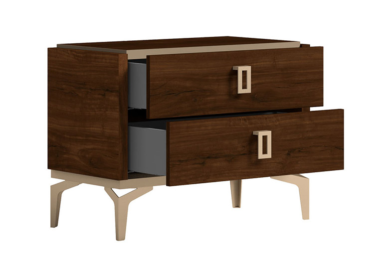 Retro Contemporary European Bedroom Set - Click Image to Close