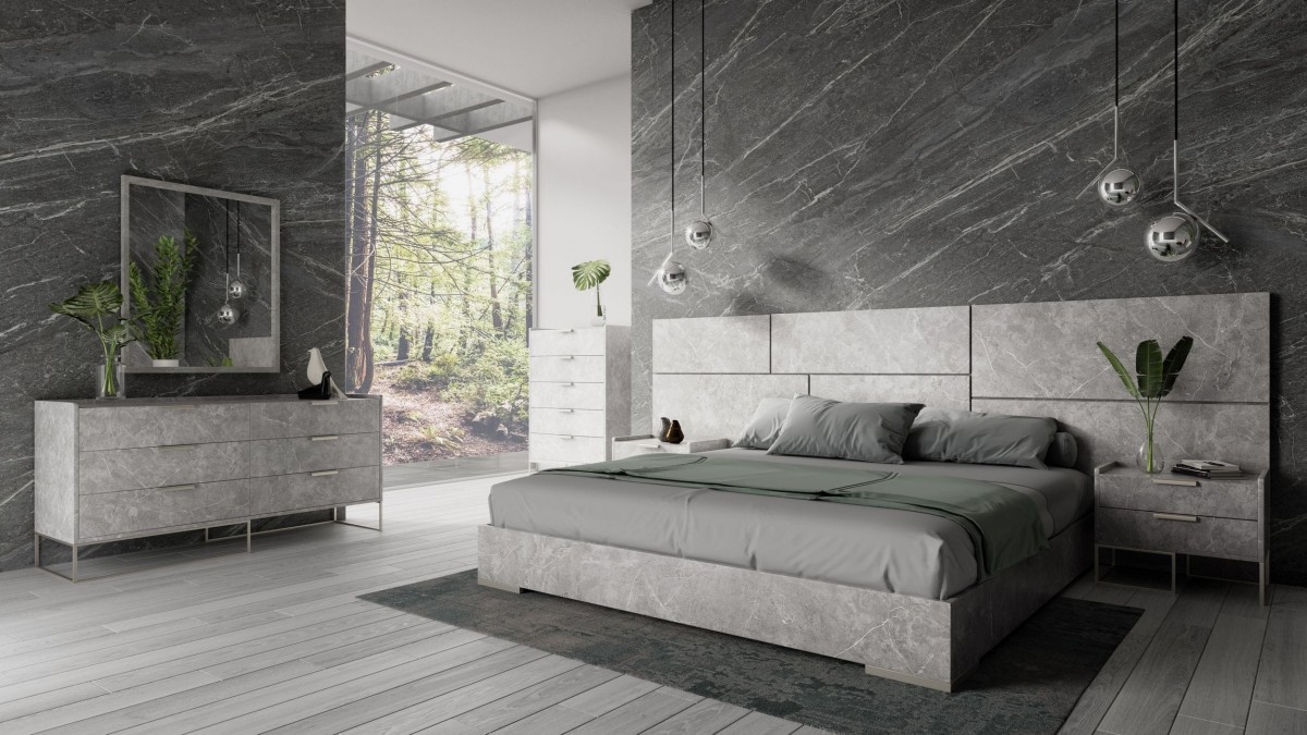 Made in Italy Wood Modern Master Bedroom