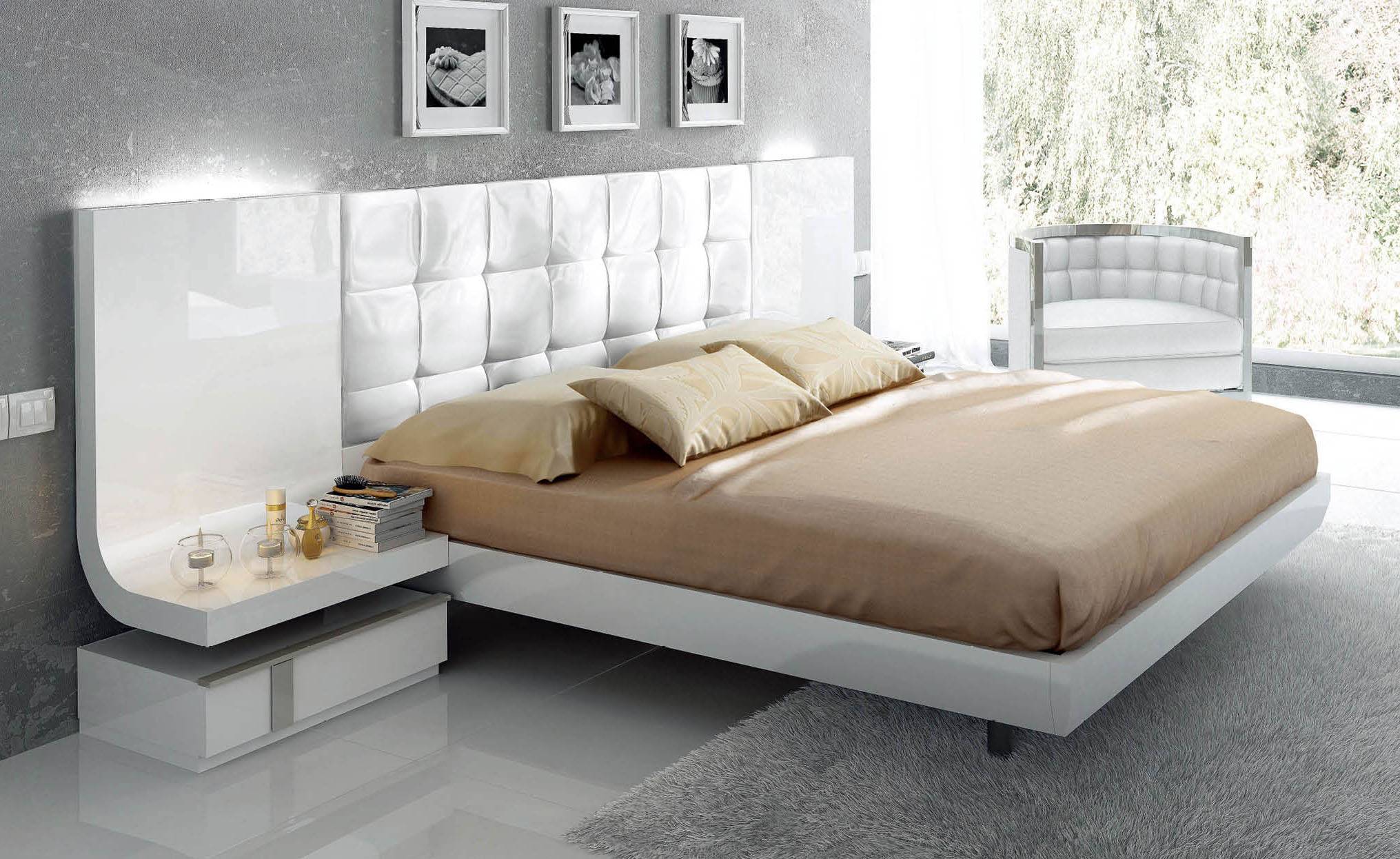 Stylish Wood Elite Modern Bedroom Set with Extra Storage - Click Image to Close