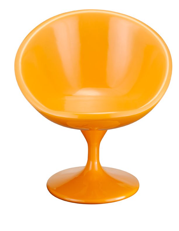 Scoop Chair with Swivel Base and ABS Molded Seat Shop modern Italian
