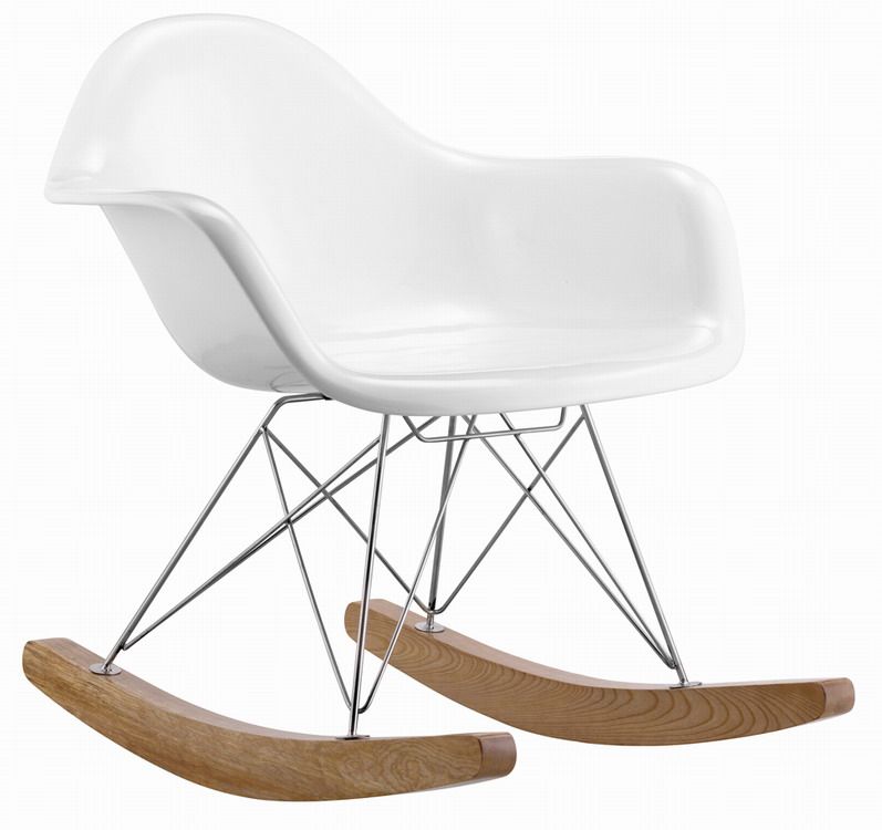 Fiberglass Rocket Chair with Chrome Steel Charles and Ray Eames Shop