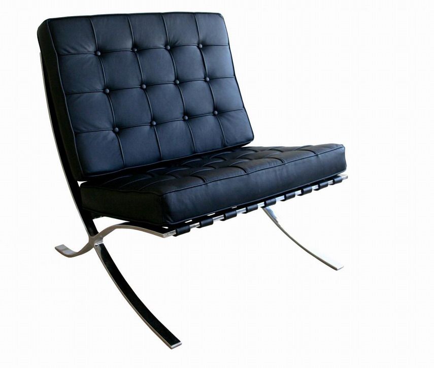 Exposition Famous Design Black Leather Chair Los Angeles ...