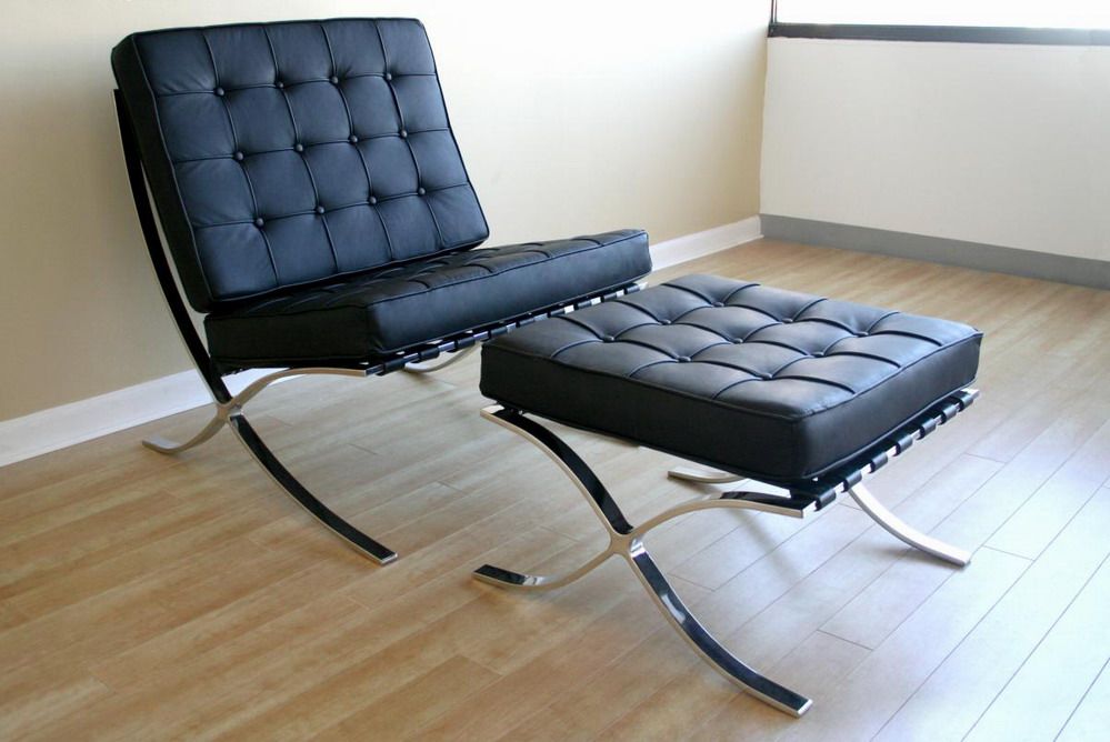 Exposition Famous Design Black Leather Chair - Click Image to Close