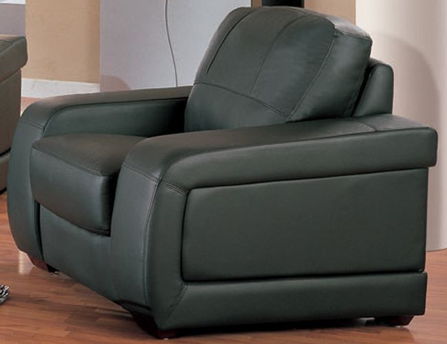 Luxurious Leather Chair in Black or Brown Leather Shop modern Italian