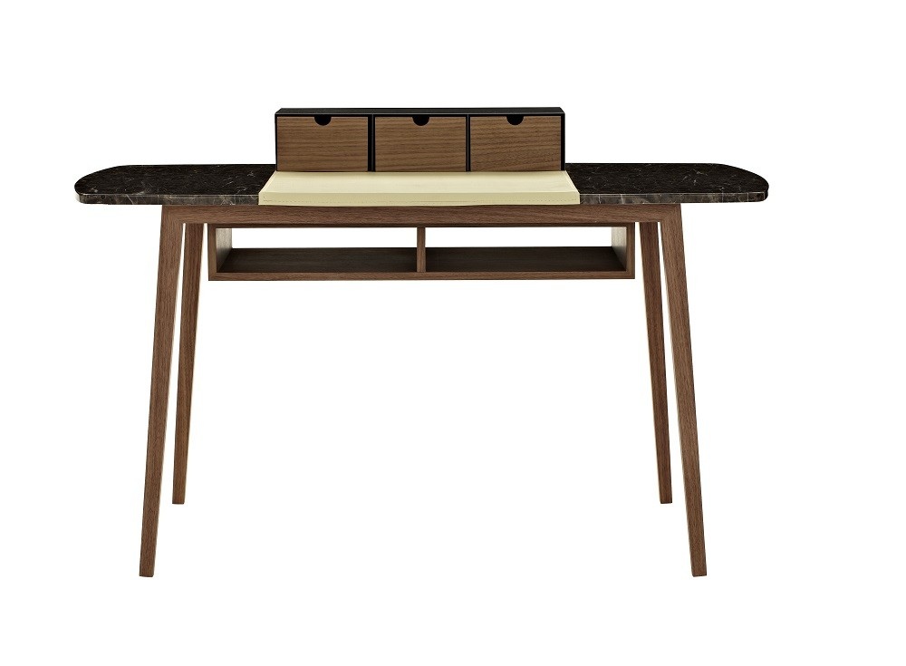 Contemporary Office Desk with Storage - Click Image to Close