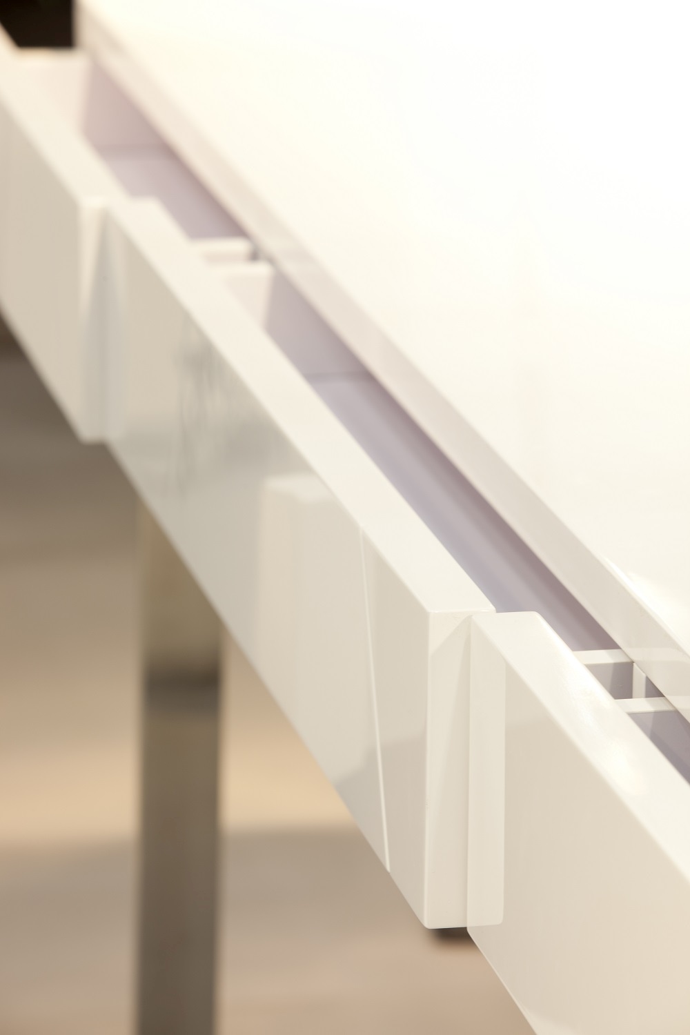 White Contemporary Office Desk With Storage Oakland California J M Lof