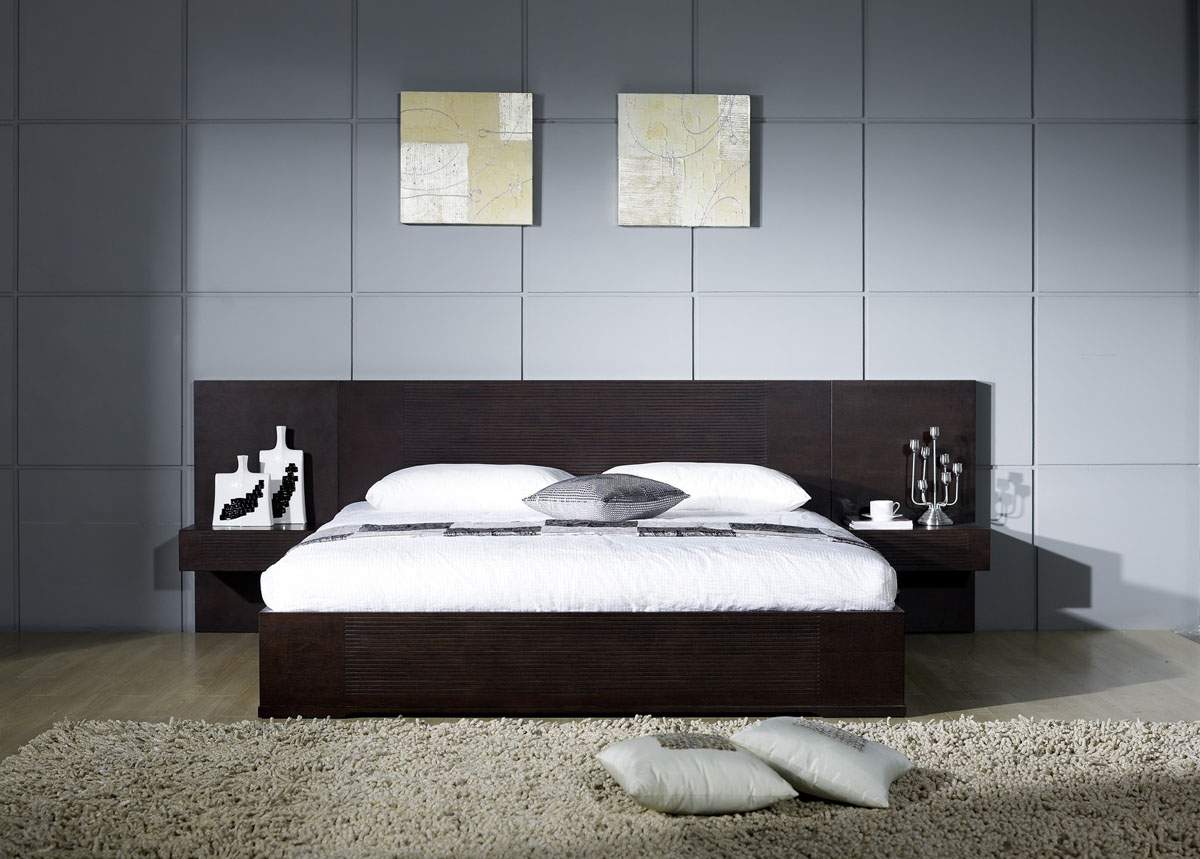 Stylish Wood Elite Platform Bed Boston Massachusetts BHEPIC