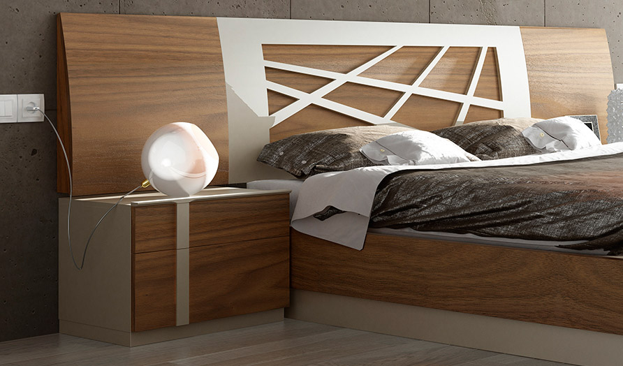 Stylish Wood Elite Platform Bed with Extra Storage - Click Image to Close