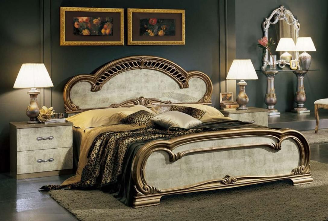 Made in Italy Wood Modern Platform Bed Washington ESFTREND