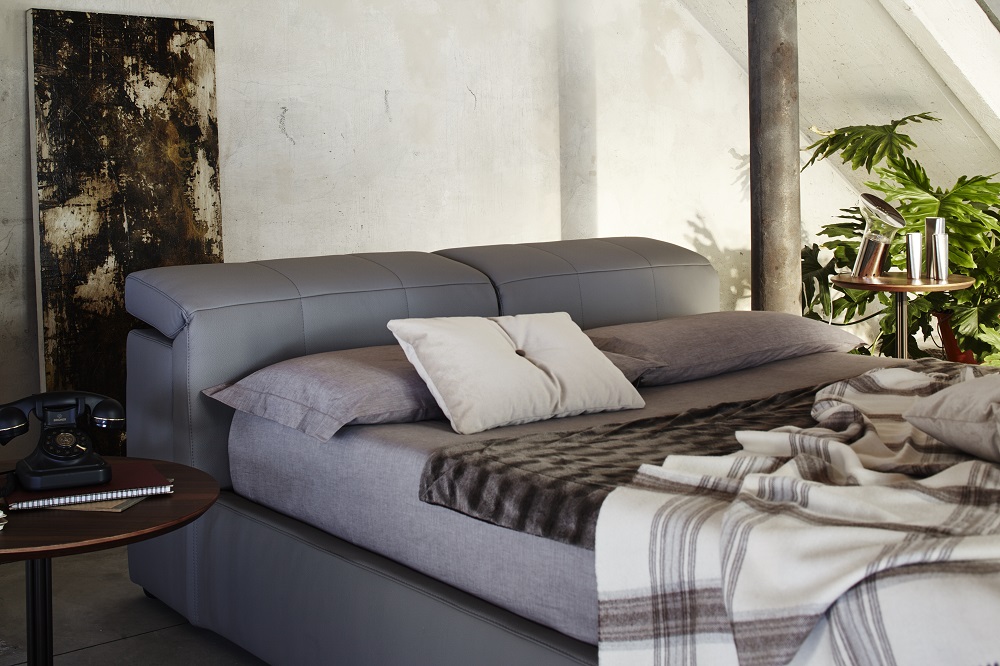 Exquisite Leather High End Platform Bed Phoenix Arizona J&MTowerGrey