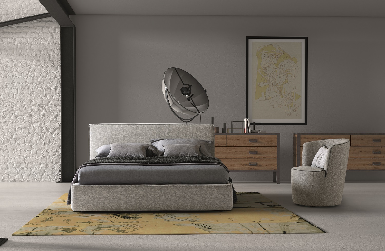 Elegant Quality Modern Platform Bed with Extra Storage