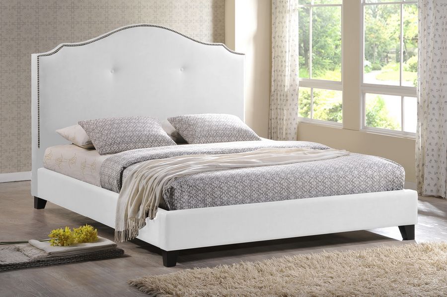 Graceful Leather High End Platform Bed - Click Image to Close