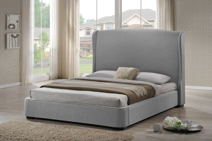 Extravagant Wood Modern Platform Bed - Click Image to Close