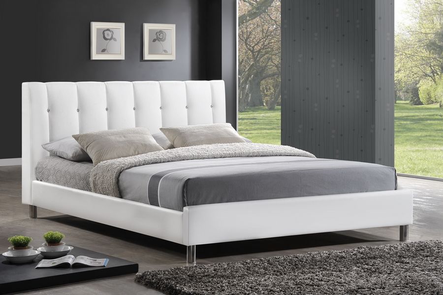 Refined Leather Elite Platform Bed - Click Image to Close