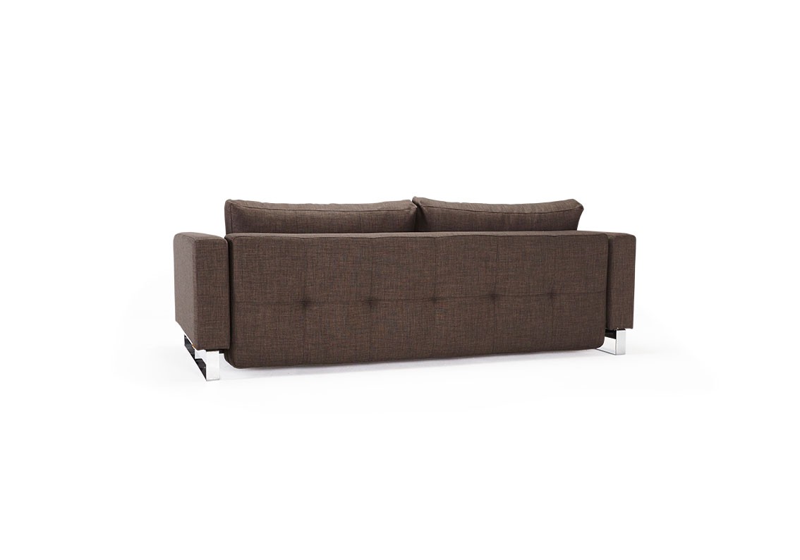 Fabric Upholstered Contemporary Sofa Bed - Click Image to Close